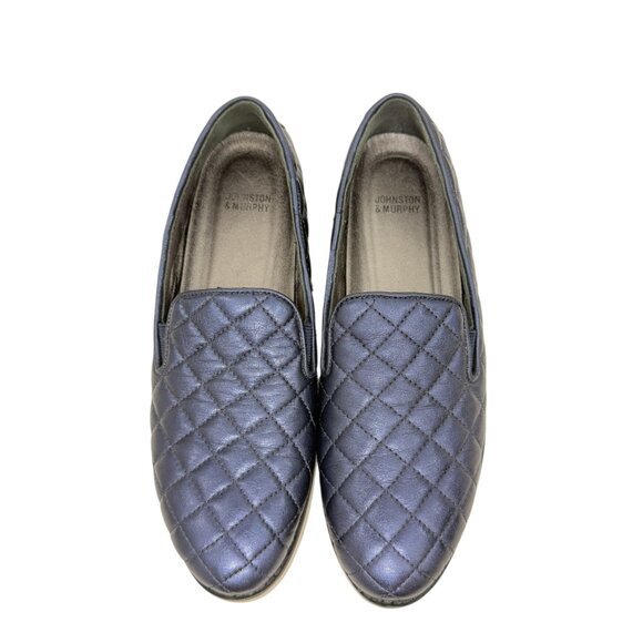 Johnston & Murphy Portia Leather Quilted Slip On Loafer Flat Women's size 6 M - Picture 2 of 8